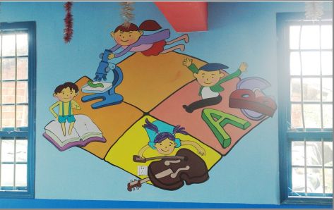 渭南幼儿园墙体手绘